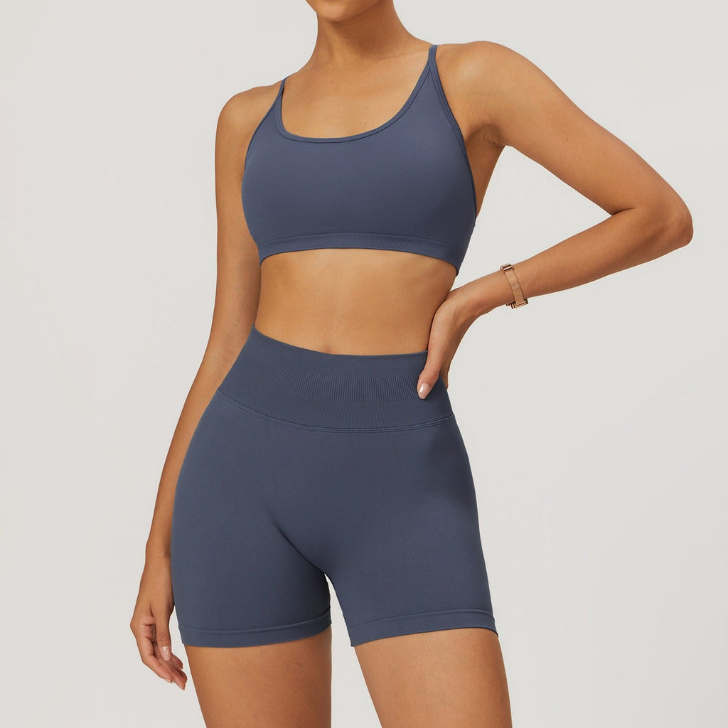 Piper Scoop Top & Shorts Set Graphite