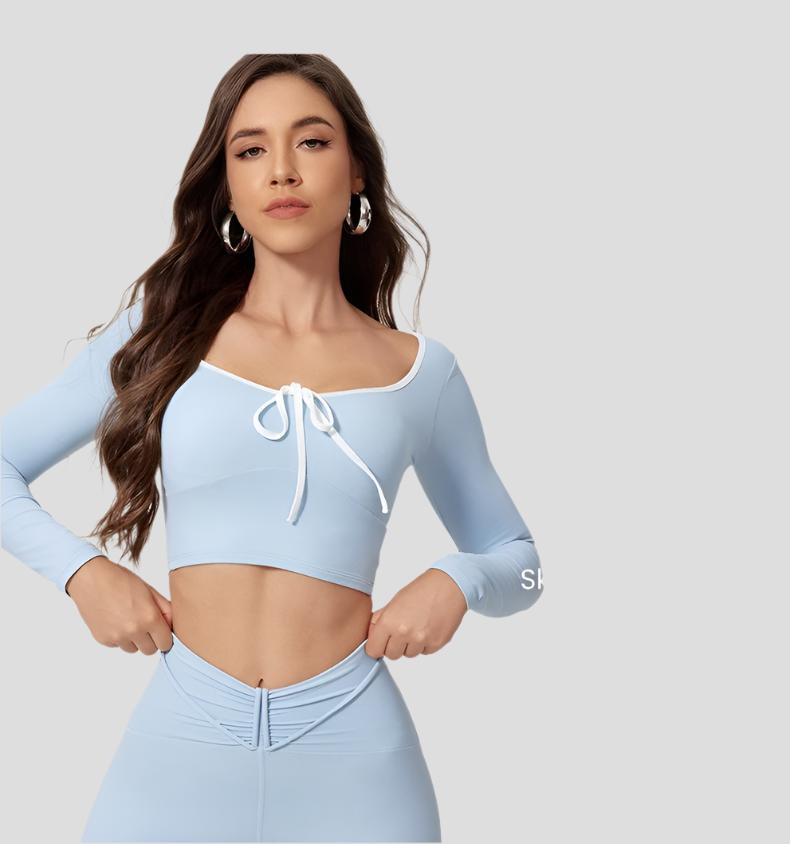 Leonor Crop Longsleeve Top & Leggings Set