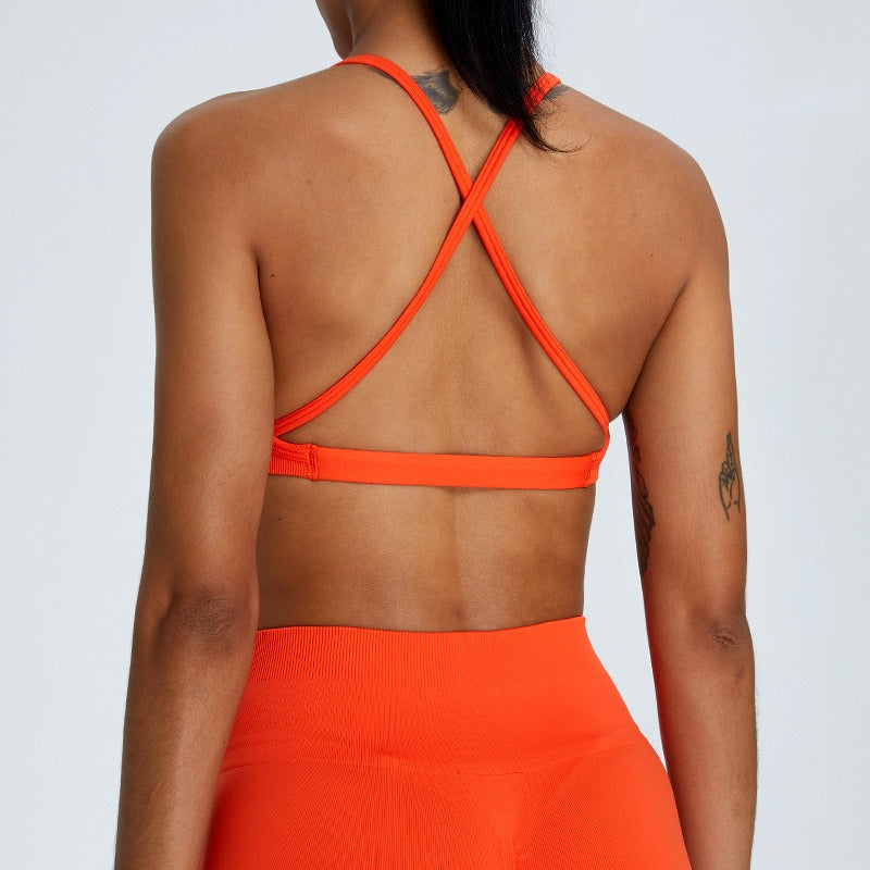 Claire Seamless Bra Top Coral