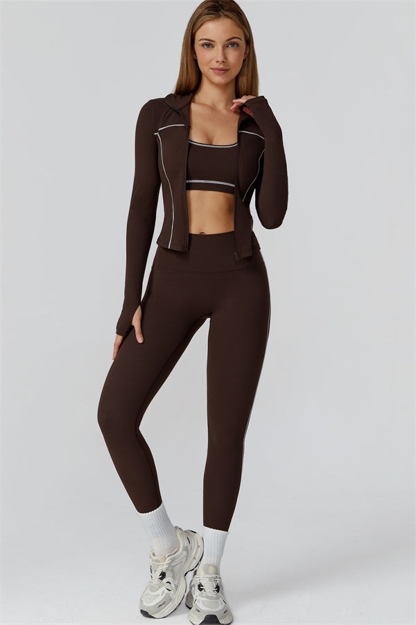 The Venus Zip Top Leggings 2-Piece Set