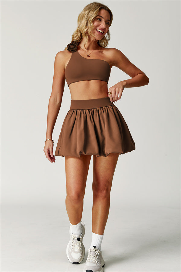 The Blooming Sports Bra Tennis Skirt 2-Piece Set