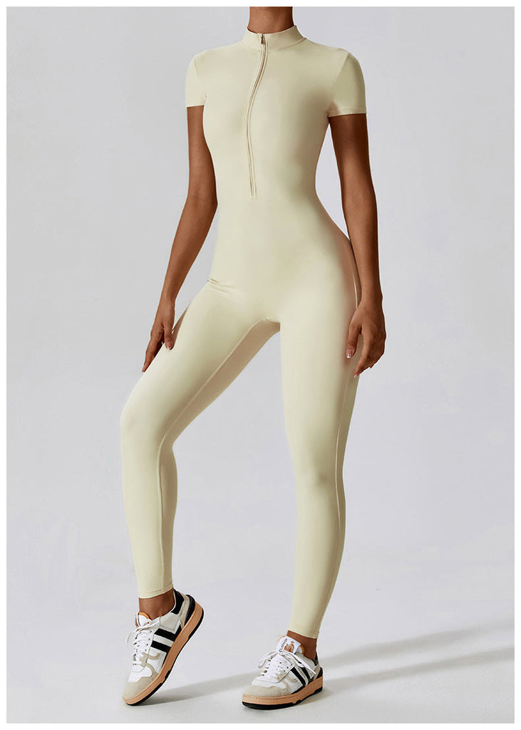 Super Sculpt Short Sleeve Jumpsuit (size down)