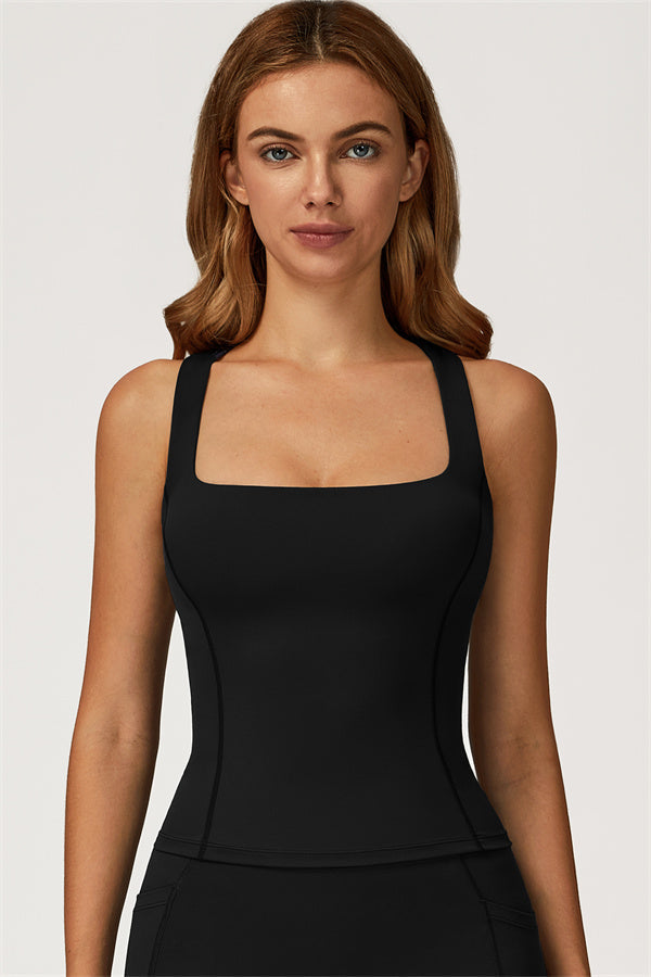 The Glacier Crop Tank Shorts 2-Piece Set