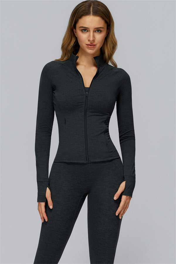 The Radiance Jacket Leggings 2-Piece Set Black