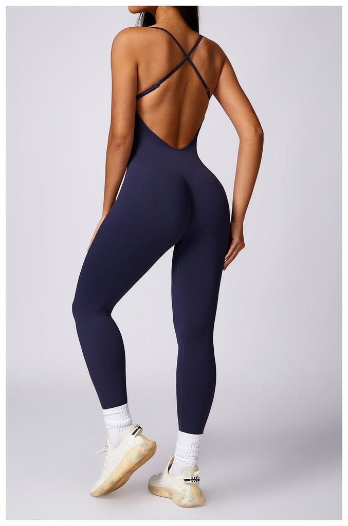 Seamless Scrunch Back Jumpsuit