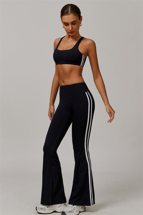 The Splendor Sports Bra Flared Leggings 2-Piece Set