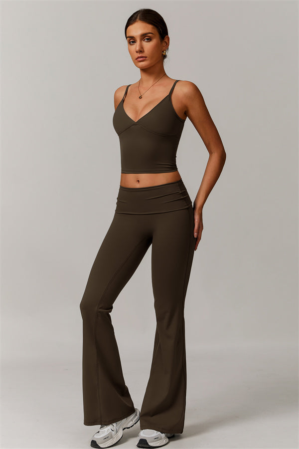 The Vigor Tank Top Flared Leggings 2-Piece Set