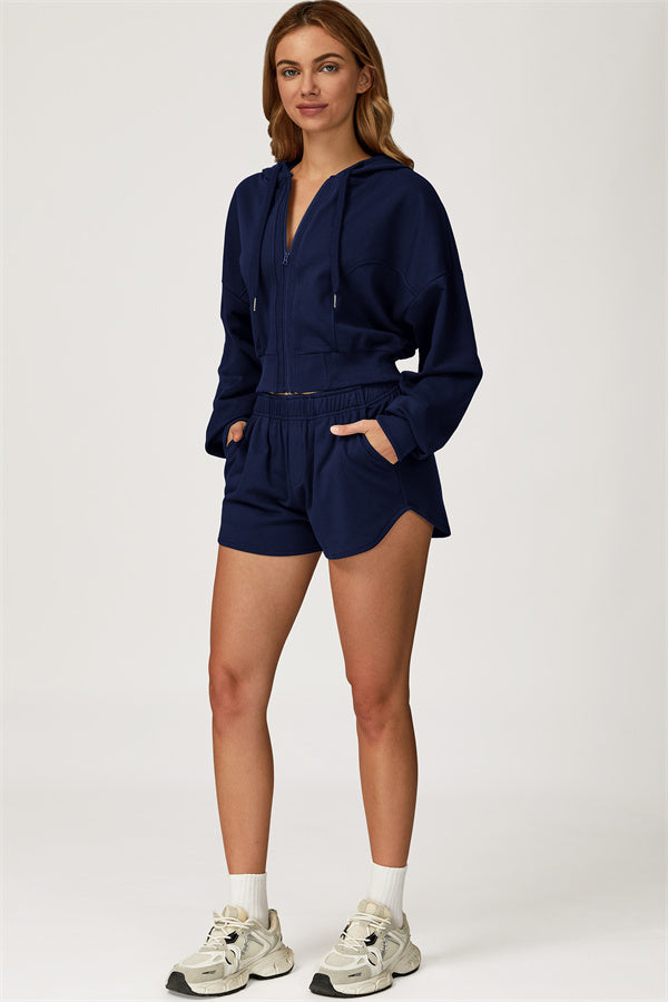 The Glacier Crop Hoodie