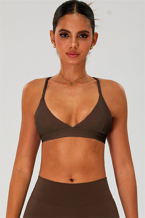 The Ember Sports Bra Crop Top Leggings 3-Piece Set