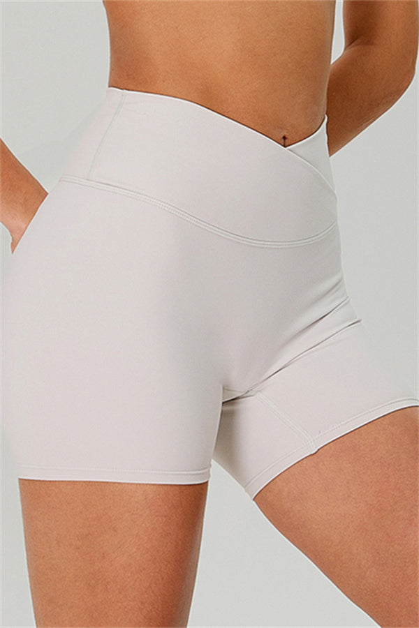 The Jewel Crop Top Crossover Shorts 2-Piece Set