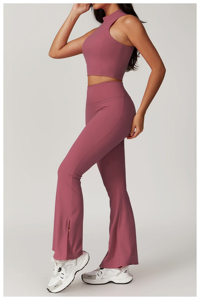 Mira Crop Top & Flared Set