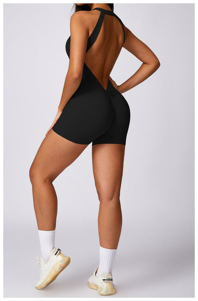 Christine Sculpt Backless Romper