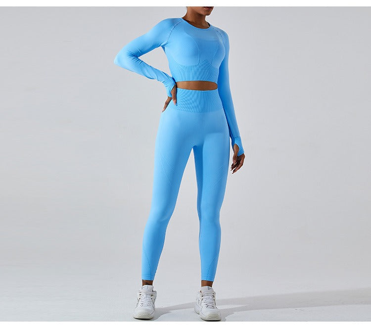 Eleanor Longsleeve & Leggings Set Blue