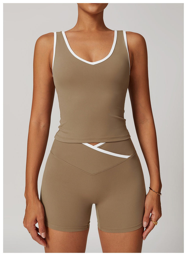 Aiko Contrast Regular Top
