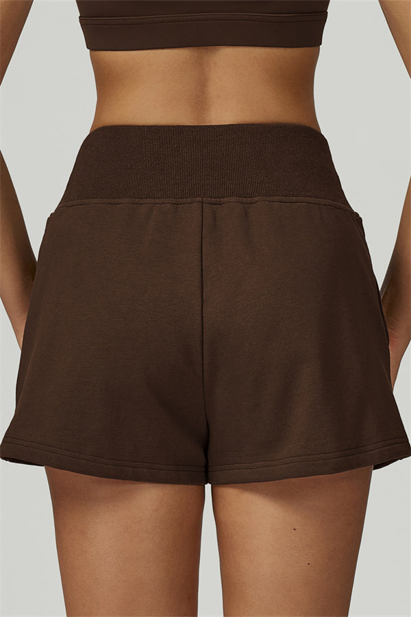 The FlexFit Crop Hoodie Shorts 2-Piece Set