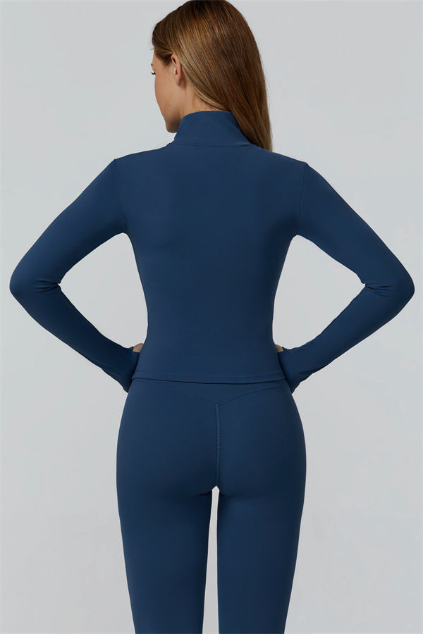 The Venus Zip Longsleeve Top