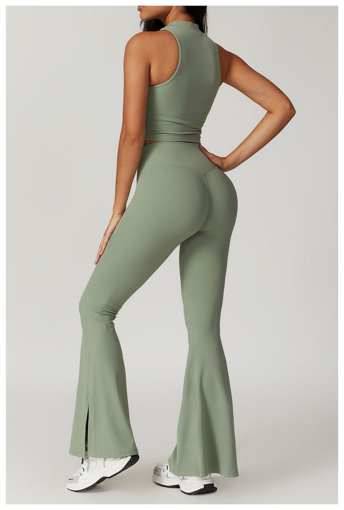 Mira Crop Top & Flared Set