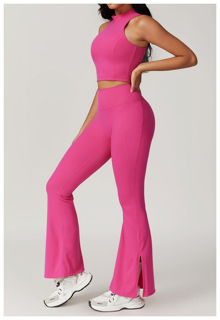 Mira Crop Top & Flared Set