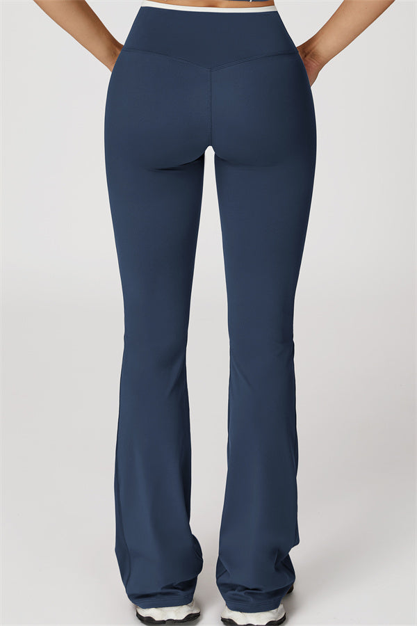 The Radiant Crop Top Flared Leggings 2-Piece Set