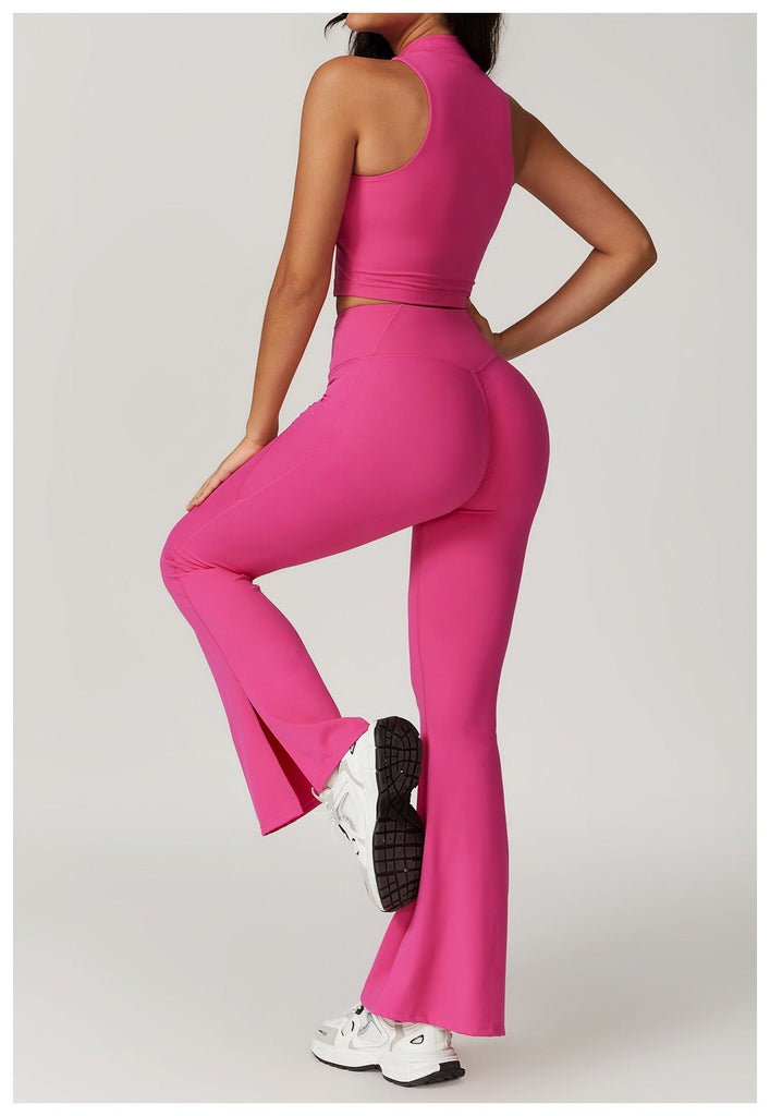 Mira Crop Top & Flared Set