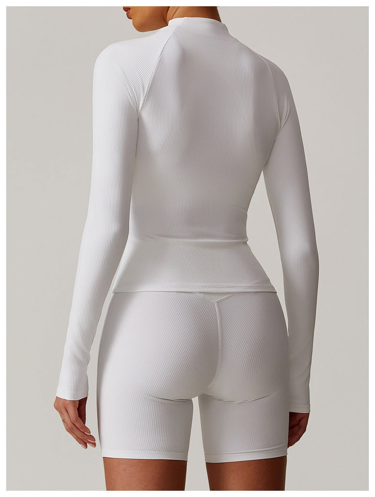 Casey Longsleeve Zip Top & Shorts Set