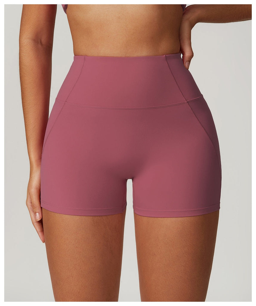 Mira Scrunch Shorts Mauve