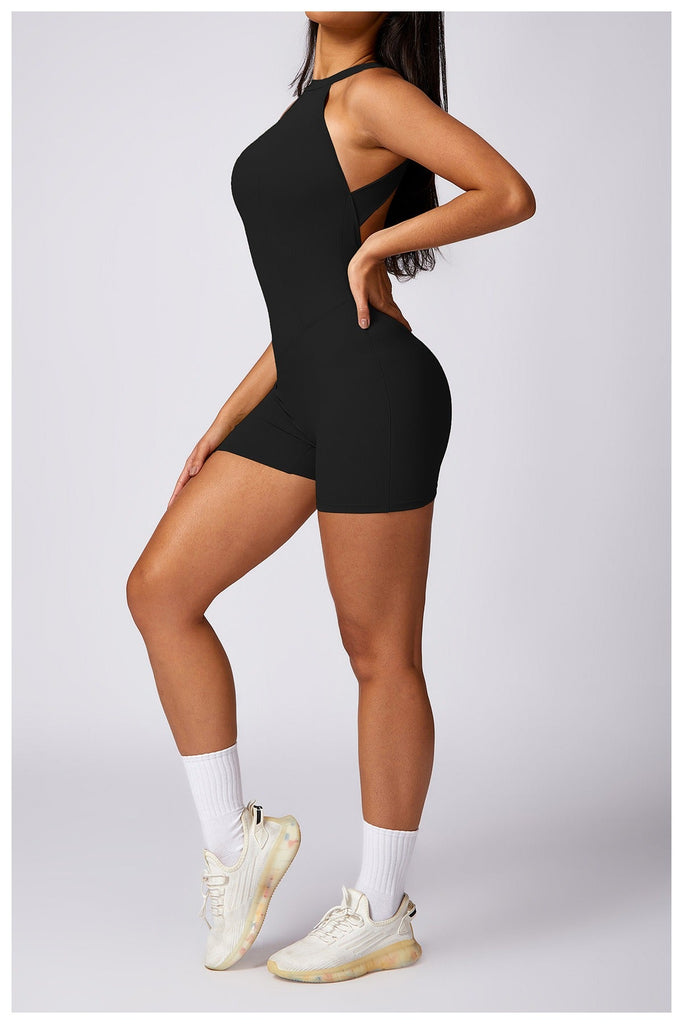Christine Sculpt Backless Romper