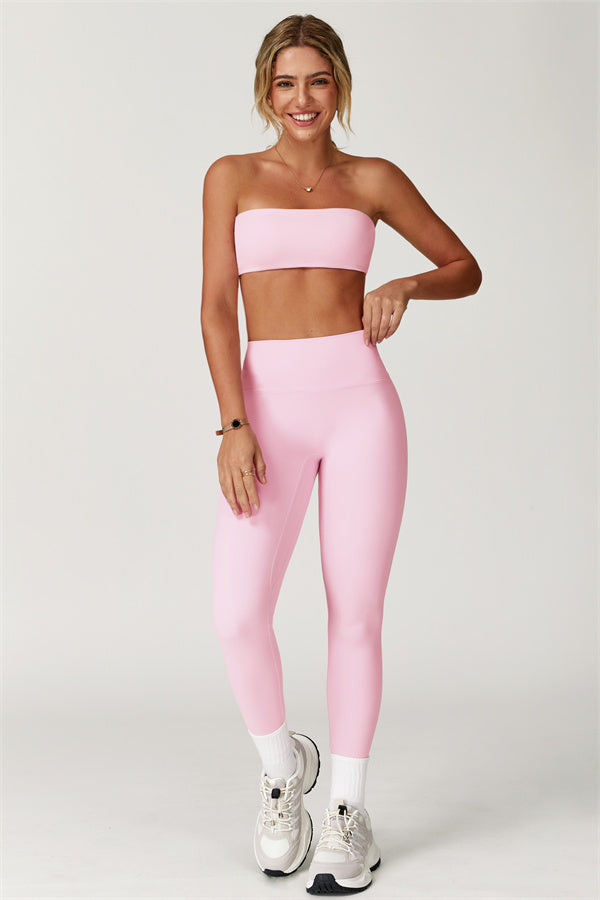 The Isabella Sports Bra Leggings 2-Piece Set Vanilla