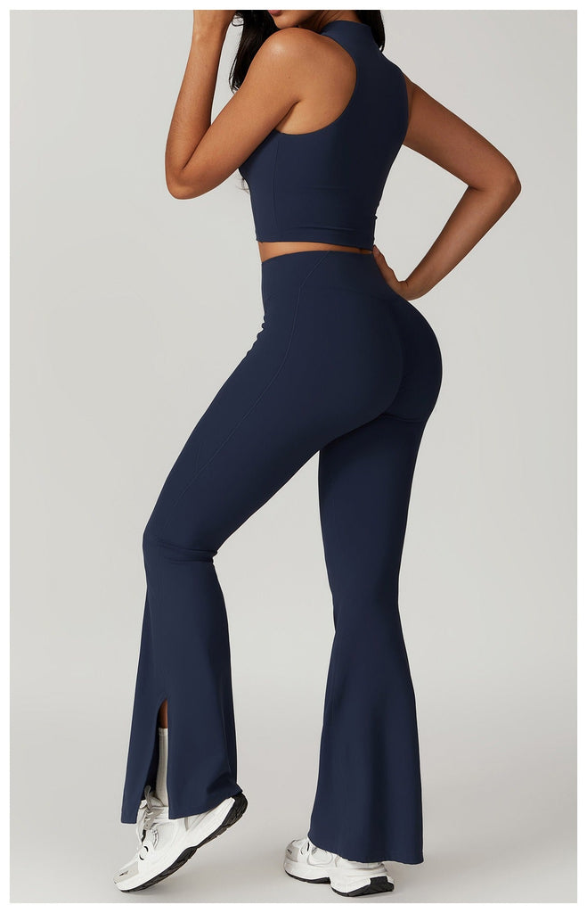 Mira Crop Top & Flared Set