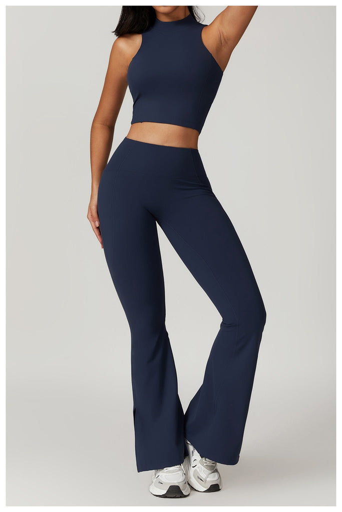 Mira Crop Top & Flared Set