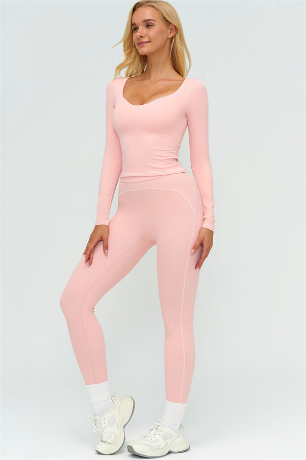 The Amara Long Sleeve T-shirt Leggings 2-Piece Set