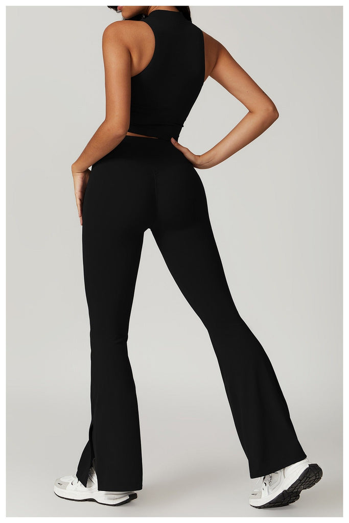 Mira Crop Top & Flared Set