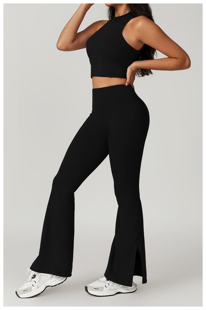 Mira Crop Top & Flared Set