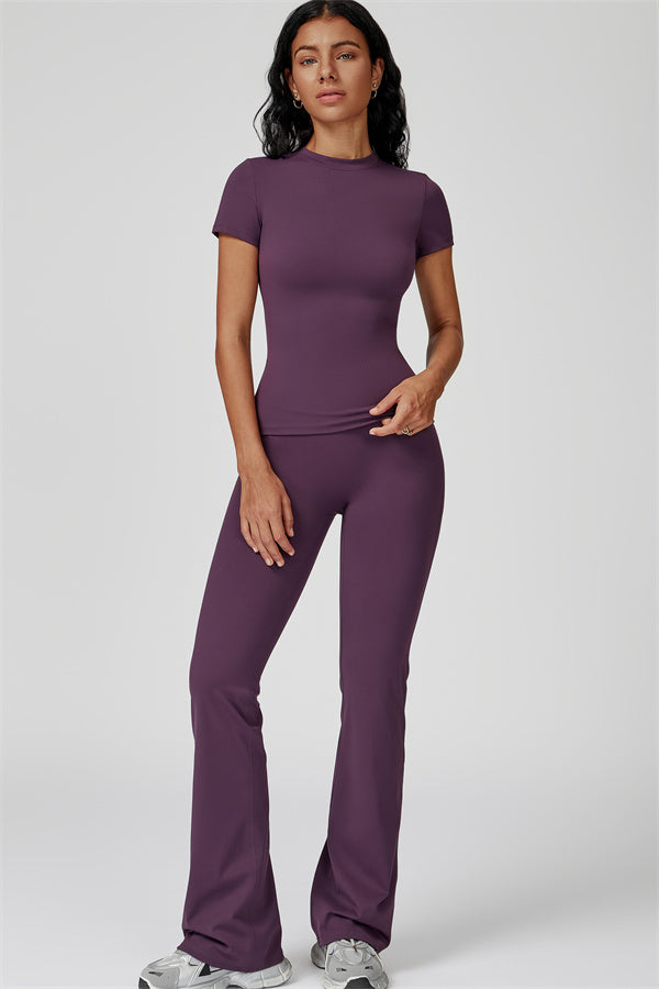The Oasis T-shirt Flared Leggings 2-Piece Set