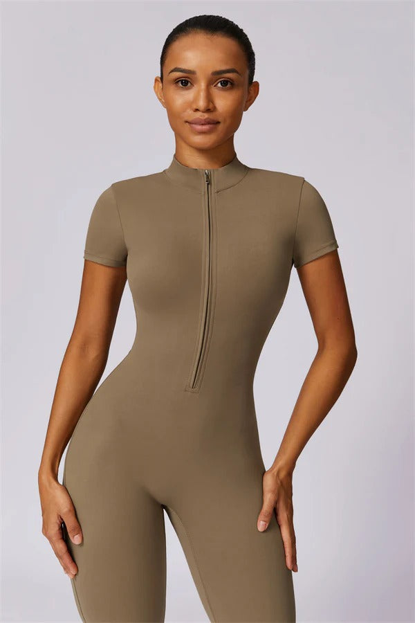 Mia Belle Jumpsuit Moccasin