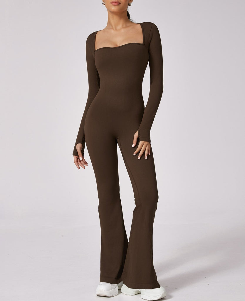 Brooks Longsleeve Flared Jumpsuit