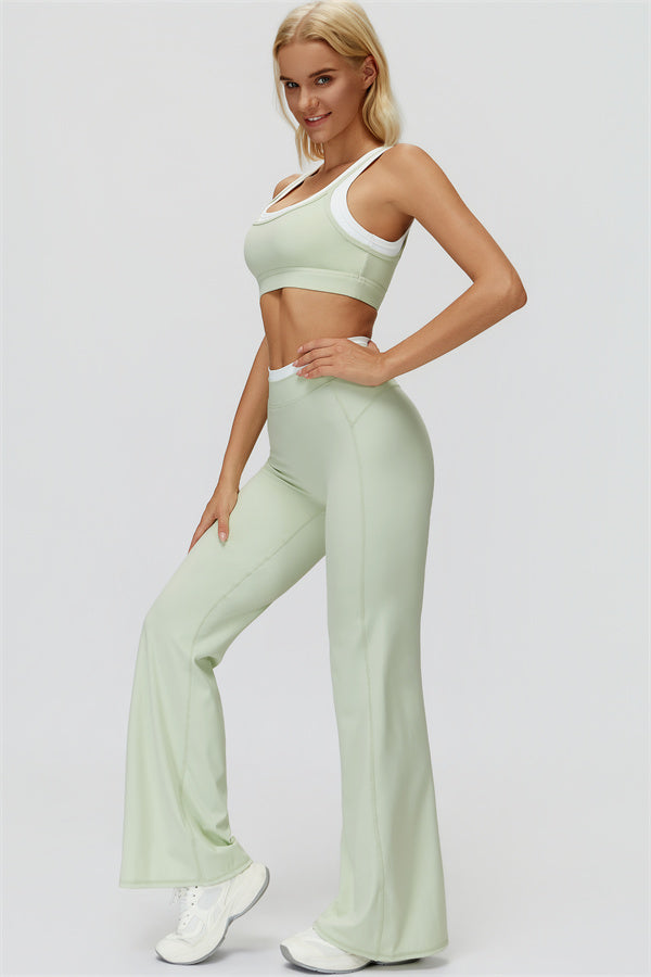 The Canyon Sports Bra Flared Leggings 2-Piece Set
