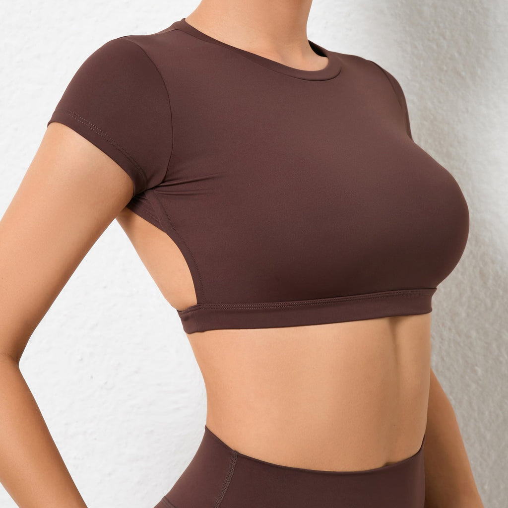 Sienna T-Sleeve Backless Top