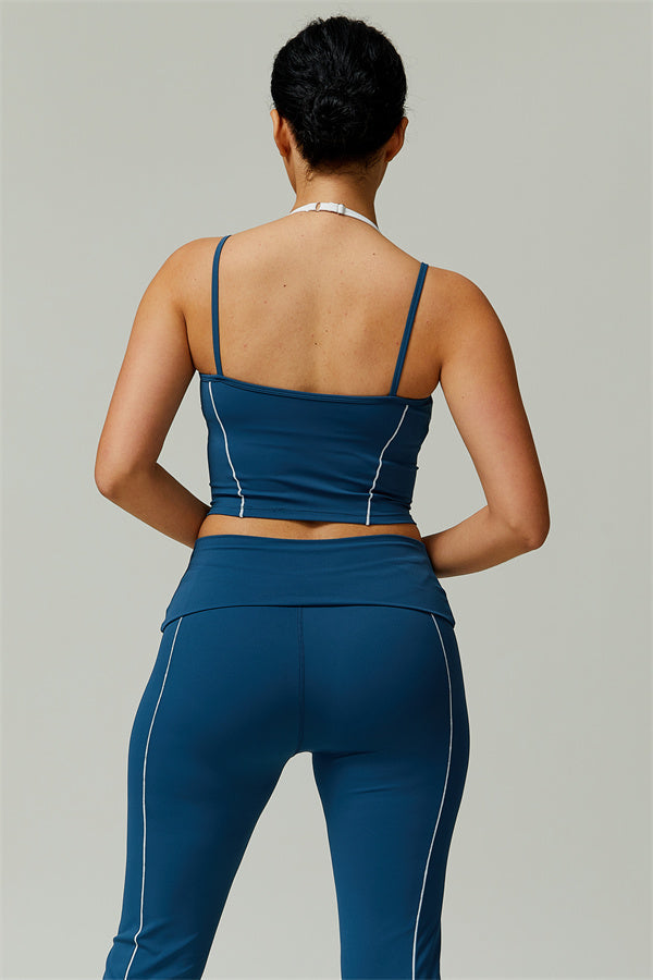 The Radiant Crop Top Flares 2-Piece Set