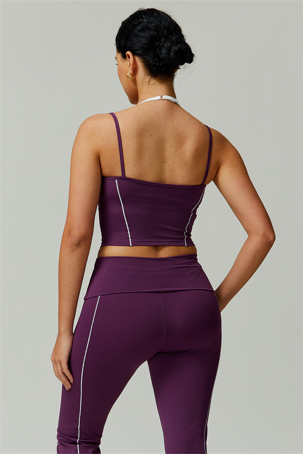 The Radiant Crop Top Flares 2-Piece Set