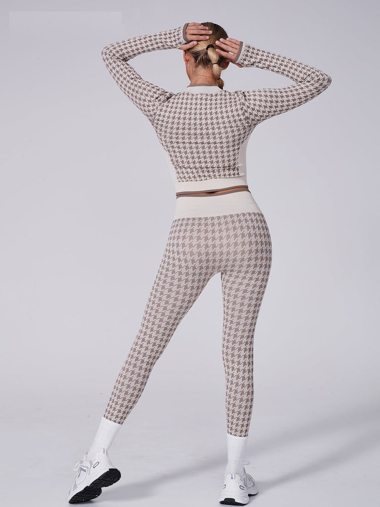 Noor Zip Longsleeve Top & Leggings Set