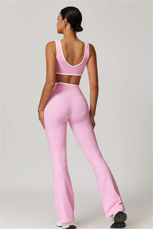 The Stamina Sports Bra Flared Leggings 2-Piece Set