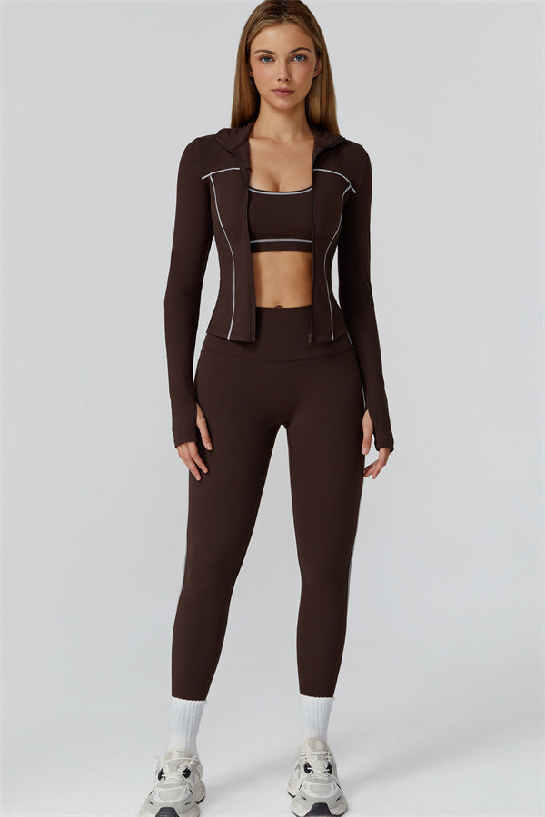 The Venus Zip Longsleeve Top