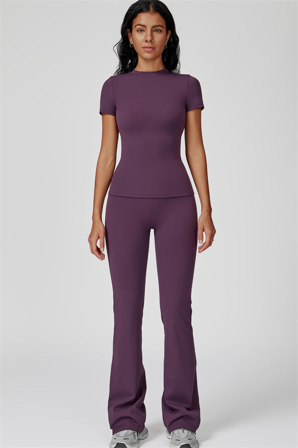 The Oasis T-shirt Flared Leggings 2-Piece Set