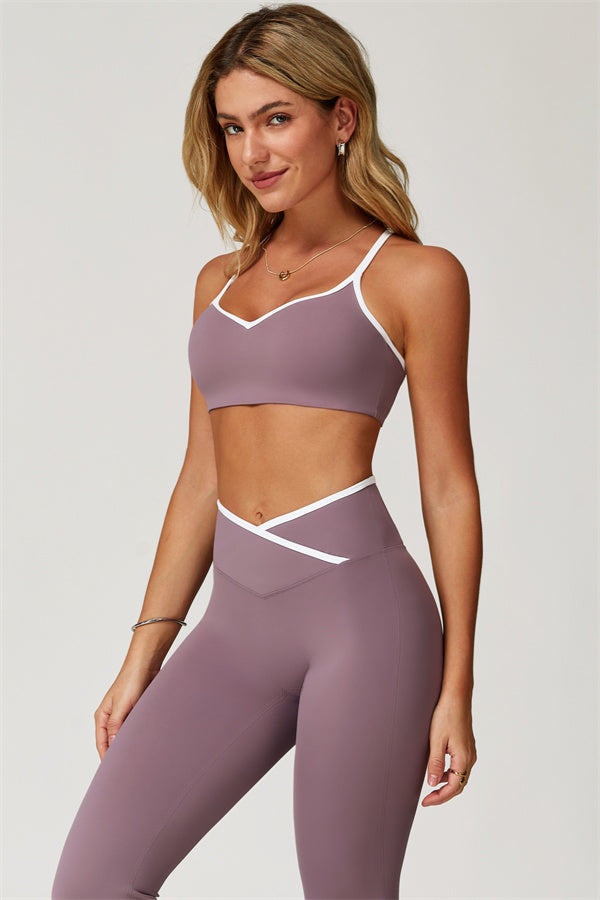 The Aiko Sports Bra Flared Leggings 2-Piece Set