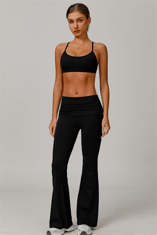 The Juno Star Sports Bra Flared Leggings 2-Piece Set