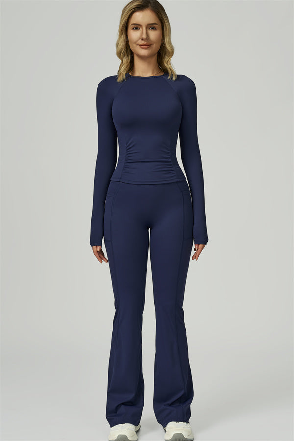 The FlexFit Active Top Flared Leggings 2-Piece Set