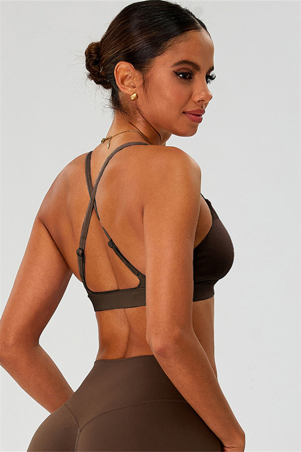 The Ember Sports Bra Crop Top Shorts 3-Piece Set