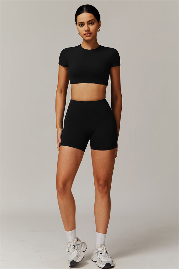 The Delicate Crop Top Shorts 2-Piece Set