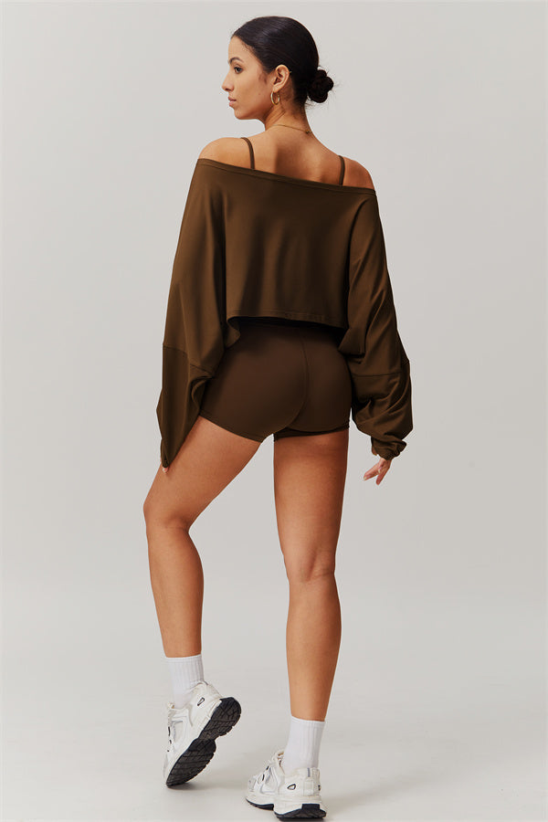 The Resonate Drift Cropped Pullover Shorts 2-Piece Set